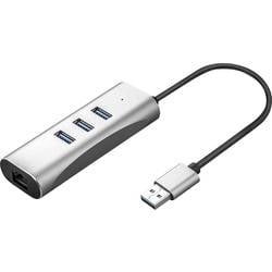 VALUE USB-A zu Gigabit Ethernet Konverter + Hub 12.99.1116