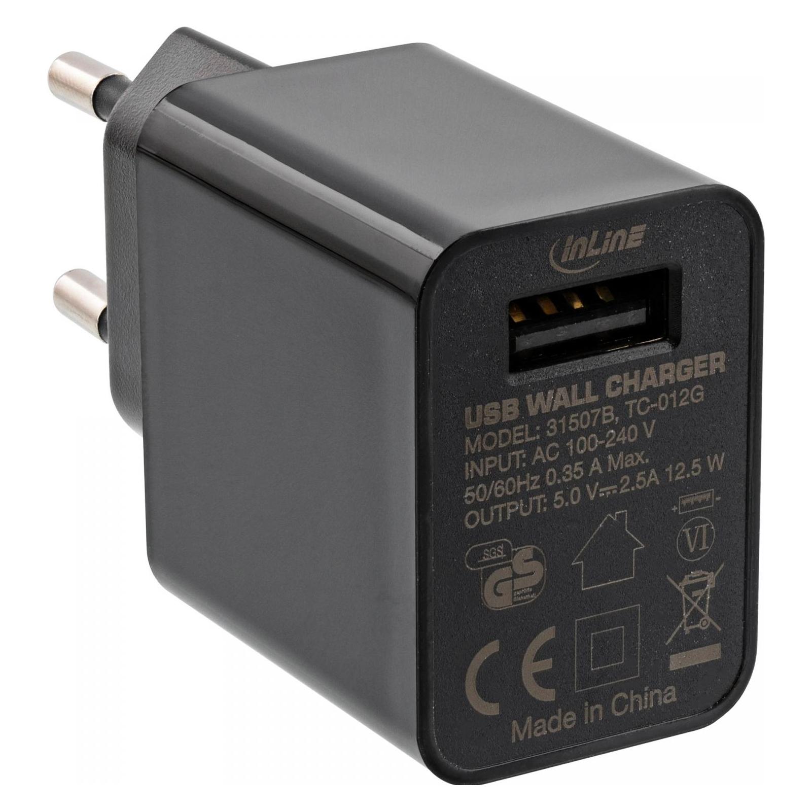 InLine Netzteil 2,5 A (USB) (12.50 W, 1 Port) (31507B)