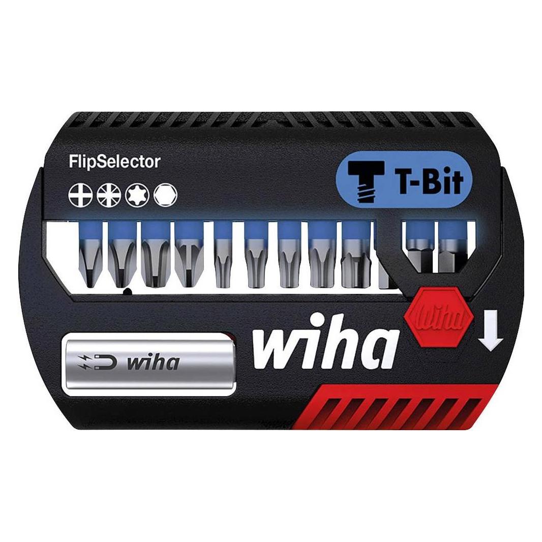Wiha Bit Set FlipSelector T-Bit 25 mm gemischt 13-tlg. 1/4" (41826)