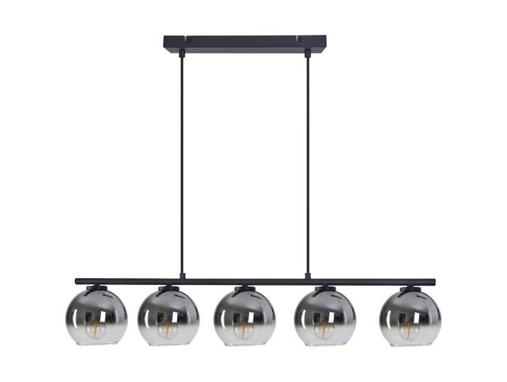 Novel Hängeleuchte, Schwarz, Glas, Kreise, rund, 13x150x83 cm, RoHS, CE, höhenverstellbar, Lampen & Leuchten, Innenbeleuchtung, Hängeleuchten, Pendelleuchten