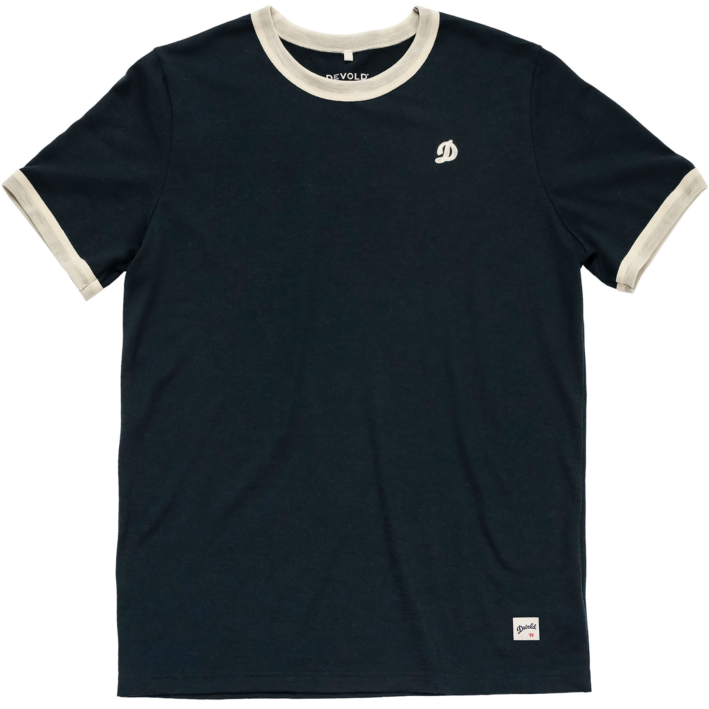 Devold Archive Ringer T-Shirts schwarz Größe XS Lifestyle Geruchsneutralisierend Merinowolle