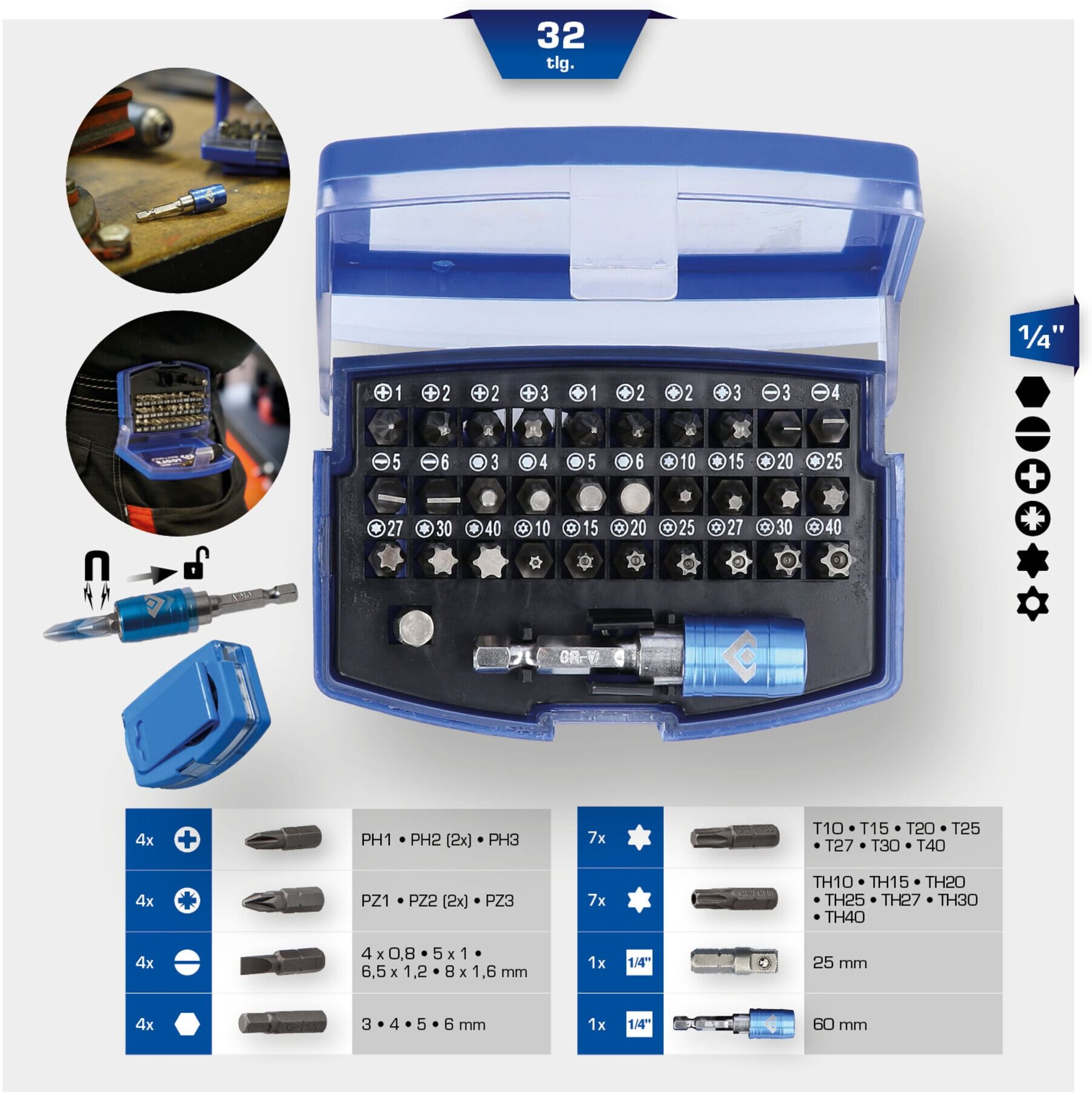 Brilliant Tools Bit-Satz, 32-tlg (BT053032)