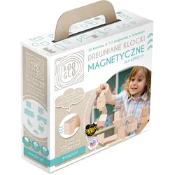 Kooglo Magnetische Holzblöcke Mini Natur