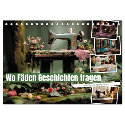Wo Fäden Geschichten tragen (Tischkalender 2027 DIN A5 quer), CALVENDO Monatskalender