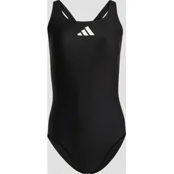 adidas 3 BAR LOGO Damen Badeanzug schwarz/weiß - 40