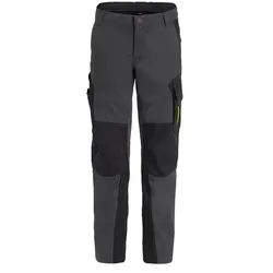 Kinder Bundhose "HUGO" Kids - 110/116 - anthrazit/schwarz