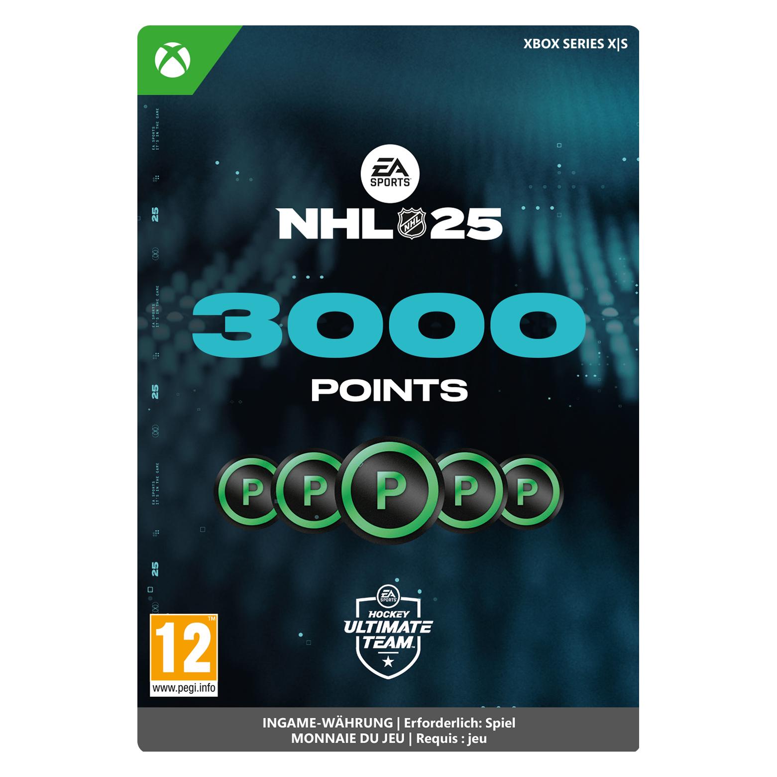 Microsoft Xbox NHL 25: 3000 NHL POINTS Downloade Code (7F6-00860)