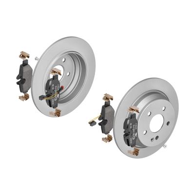 ATE Bremsensatz, Scheibenbremse Bremsensatz-Hinterachse ijzjsglm54 Hinterachse voll 296mm 10mm für Mercedes