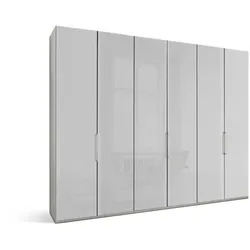 Wiemann Kleiderschrank Monaco 300 x 216 cm Glas Weiß