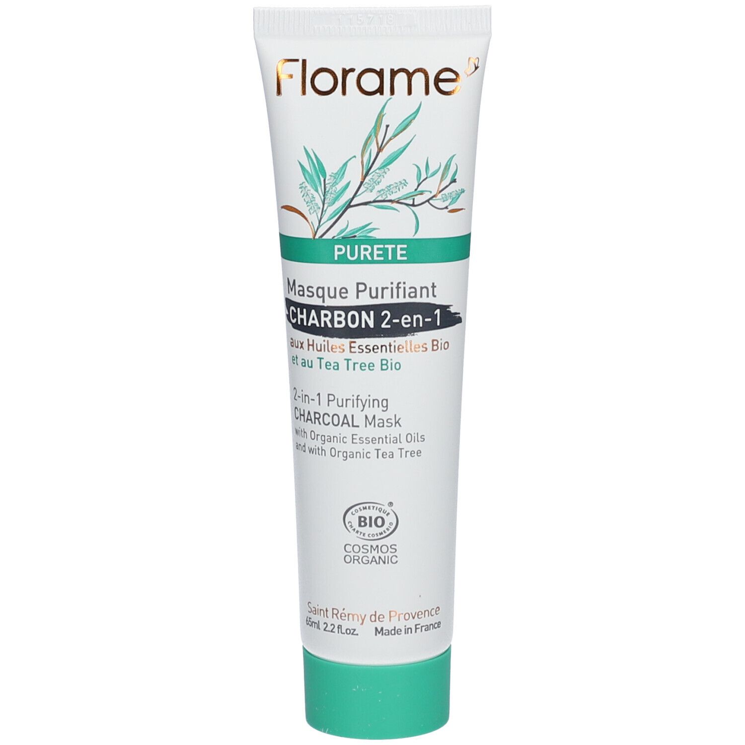 Florame Purete Masq Charb 65Ml 65 ml Gesichtsmaske