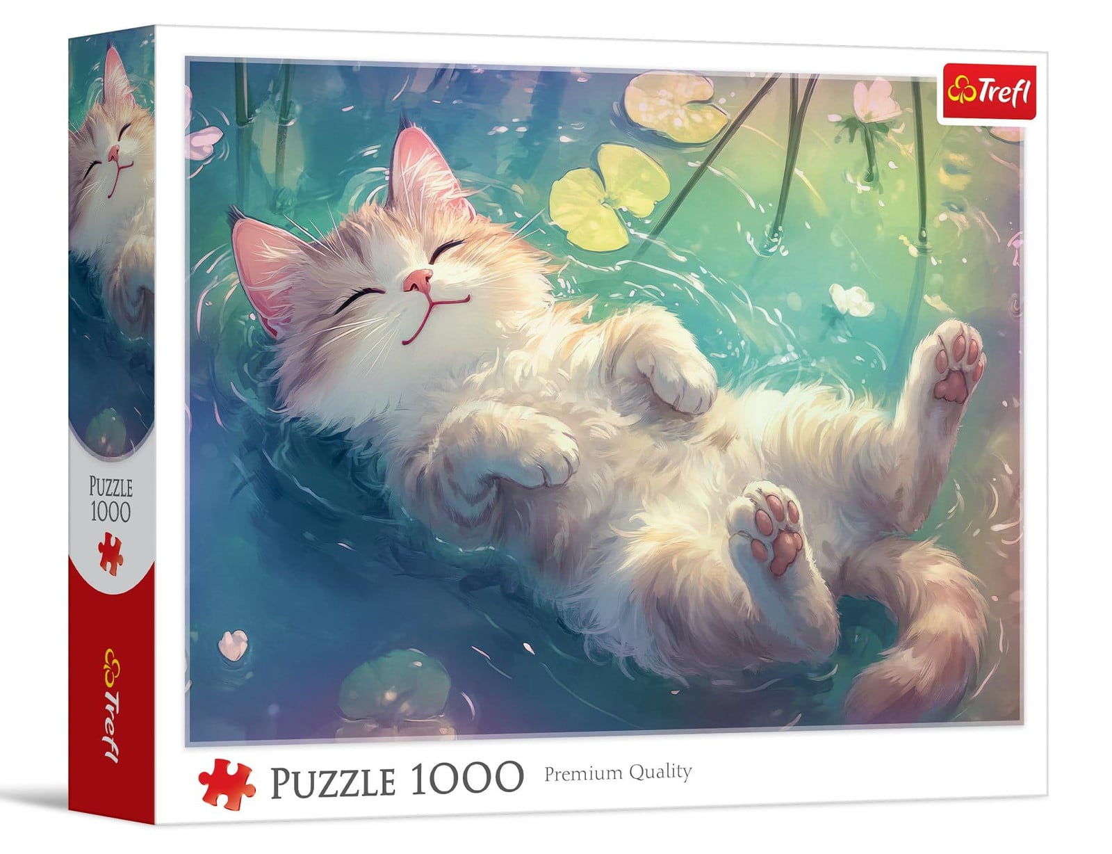 Trefl Puzzel Perfecte Ontspanning Kat - 1000 stukjes