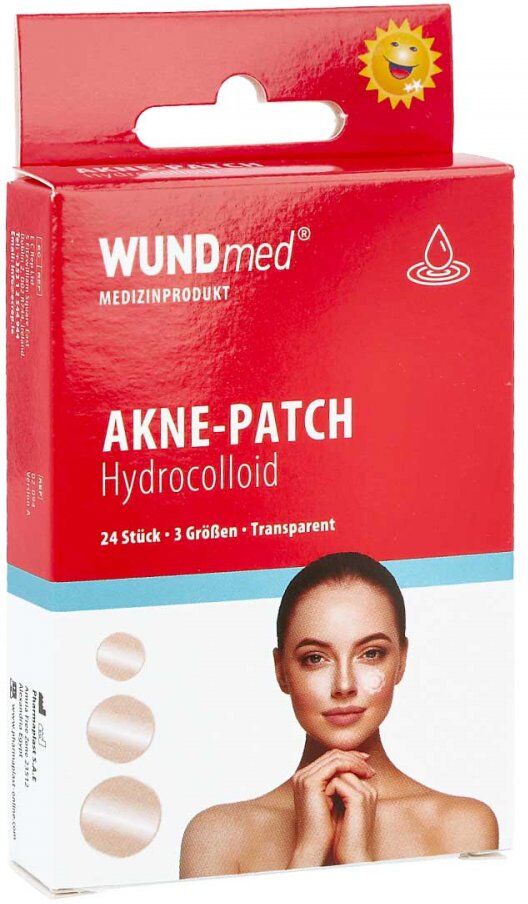 Akne Patch Hydrocolloid 3 Grössen 24stk
