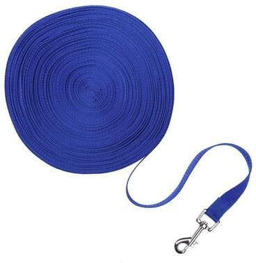 The Cart Load Recall Dog Leash Long, Obedience Training Lead 15 Ft blue