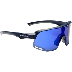 Swiss Eye, Unisex, Sportbrille, Anytime (Dark Blue Matt, Blau, grey smoke blue), Grau, Blau