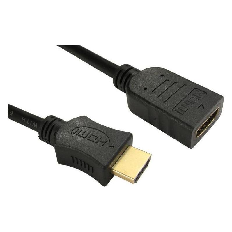 RS PRO HDMI-Kabel A HDMI Stecker B HDMI Buchse Hoh (2 m) (2527127)