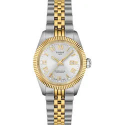 Tissot T-Classic Ballade Powermatic 48 COSC 30mm T156.208.22.033.01 - silber matt,PVD Beschichtung bicolor - 30mm