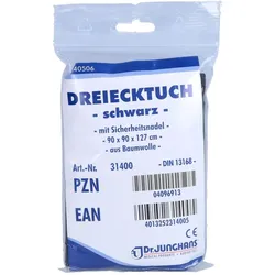 Dreiecktuch Schwarz
