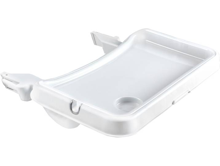 Hochstuhltablett HAUCK Alpha Tray Tischaufsatz, weiss , weiss (weiß), B:51cm T:30cm, Kunststoff, Tabletts, Hochstuhltablett, für Hochstühle Alpha+ und Beta+