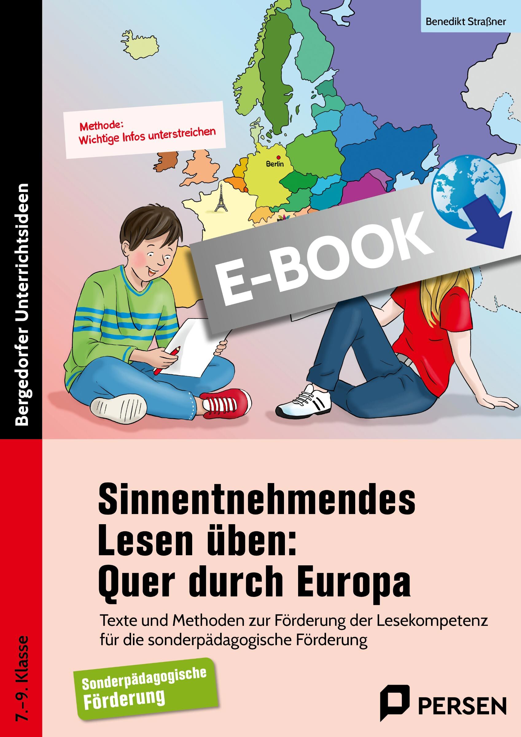 Persen Verlag Sinnentnehmendes Lesen üben: Quer durch Europa