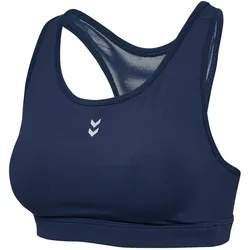 hummel hmlPULSE Mid Support Sport-BH Damen 7459 - dress blues S