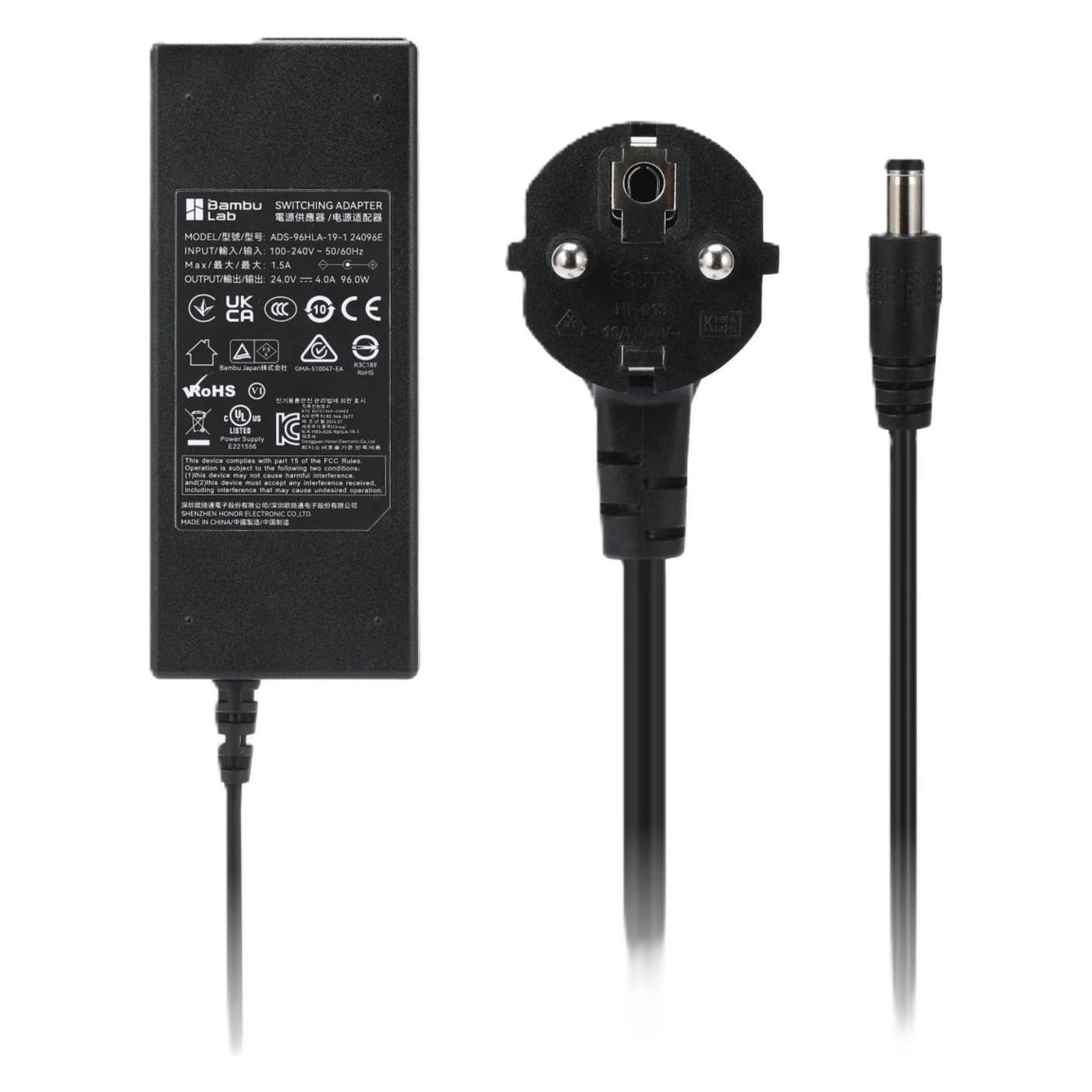 3d-printerstore.ch Bambu Lab AMS 2 Pro Switching Adapter (Stromversorgung) (ADS-96HLA-19-124096E-EU)