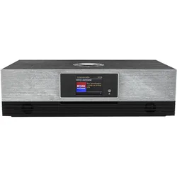 Soundmaster ICD2080SW (DAB+, FM, Internetradio, Bluetooth, WLAN), Radio, Grau, Schwarz