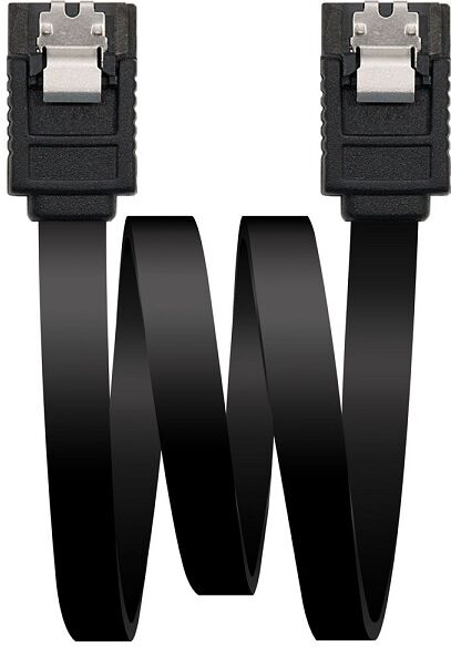 Cabo SATA III - SATA III Preto (50cm) - Nanocable