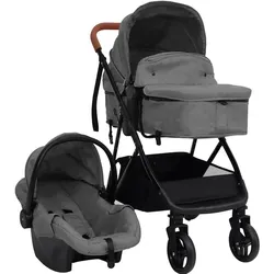 vidaXL, Kinderwagen, Bode (3-in-1)