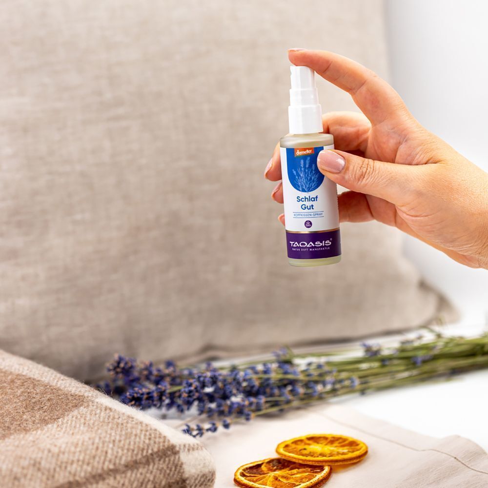 TAOASIS Kopfkissenspray Schlaf gut demeter 2x 2x30 ml Spray