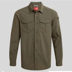 Craghoppers Herren NosiLife Adventure III Langarmhemd - XL - Woodland Green