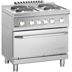 Bartscher Elektroherd 700, B800, 4PL, EBO