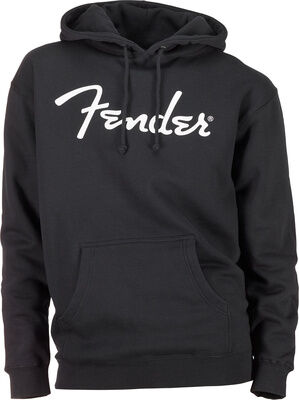 Fender Hoody with Logo XL noir avec logo Fender blanc