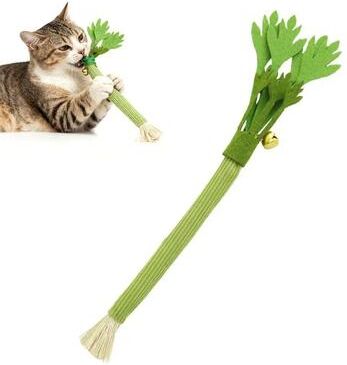 Uplifted Finds Realistic Celery Catnip Kicking Stick 1 Pc