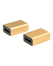 ROLINE Gold Adapter HDMI BU/BU Digital/Display/Video GOLD HDMI-Kupplung Buchse (12.03.3153)