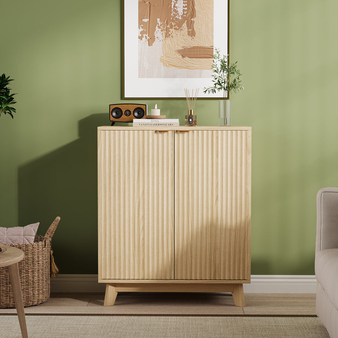 Brambly Cottage 80cm Sideboard Yellow 82cm H X 80cm W X 40cm D