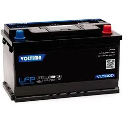 Voltima VLT100D LiFePO4 12V Lithium Versorgungsbatterie 100Ah DIN