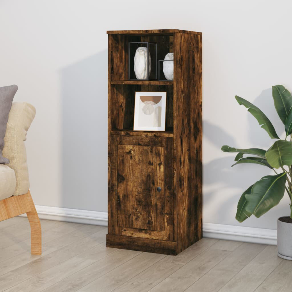 Alpen Home Myrasol Sideboard Smoked Oak 103.5cm H X 36cm W X 35.5cm D