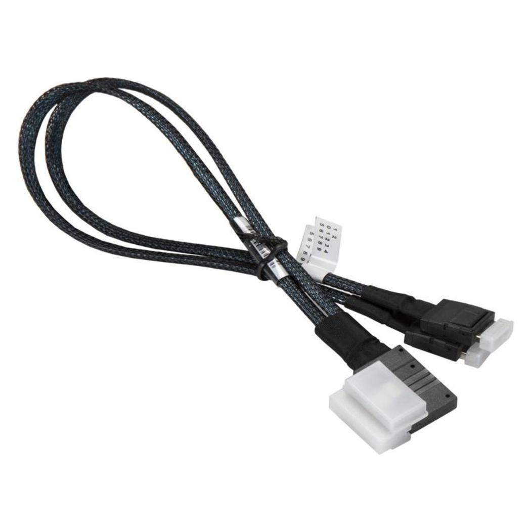 Supermicro CBL-SAST-0388L-02 - SATA/SAS cable - with sidebands - Mini SAS (SFF-8087) (36 cm, SAS, SATA) (CBL-SAST-0388L-02)