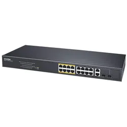 Vivotek AW-FGT-180F-250 Switch unman. 18-Port, PoE (18 Ports), Netzwerk Switch, Schwarz