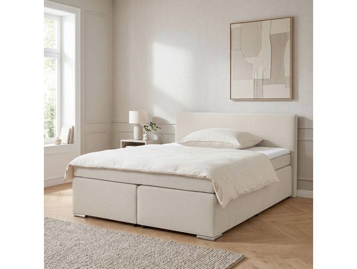 Boxspringbett 180/200 cm Perlmutt