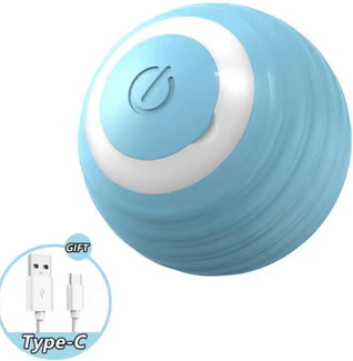 Inspire Picks Speedy Tail 2.0 Smart Interactive Toy Ball Automatic Motion Cat & Dog Exercise Toy style3 Blue