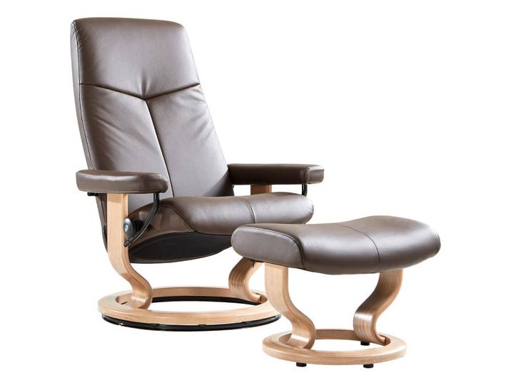 Stressless Relaxsesselset, Braun, Holz, Leder, Echtleder, Rindleder, Buche, Schichtholz, 76x100x71 cm, Lederauswahl, Relaxfunktion, Wohnzimmer, Sessel, Relaxsessel