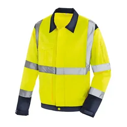 Warnschutz-Bundjacke "DAVENPORT" gelb/marine - M