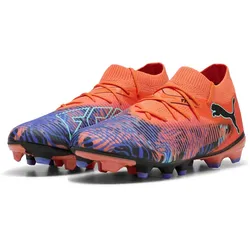 PUMA Future 8 Match Creativity FG/AG Fußballschuhe 01 - orange poppy/puma black/dark amethyst/electric peppermint 44