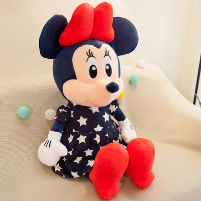 Playful Picks Disney Star Mickey Plush Toy & Minnie Doll Large Couple Mickey Mouse Playing With Childrens Pillow Doll, Soft Stuffed minnie 45cm