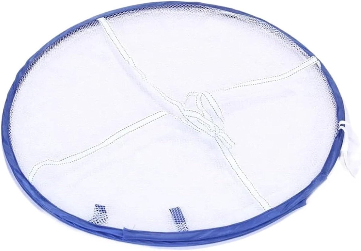 Set van 2 witte kleding droognetten met dubbellaags ontwerp