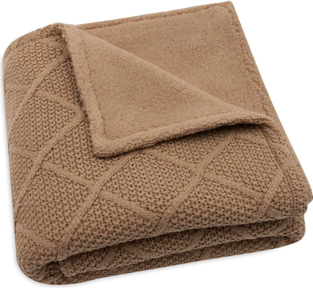 Jollein Couverture en polaire Marron 100x75x1cm