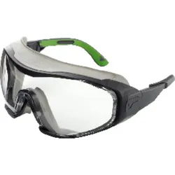 Brille 6X1, EN 166 antikratz, antibeschlag - grau/klar - grau