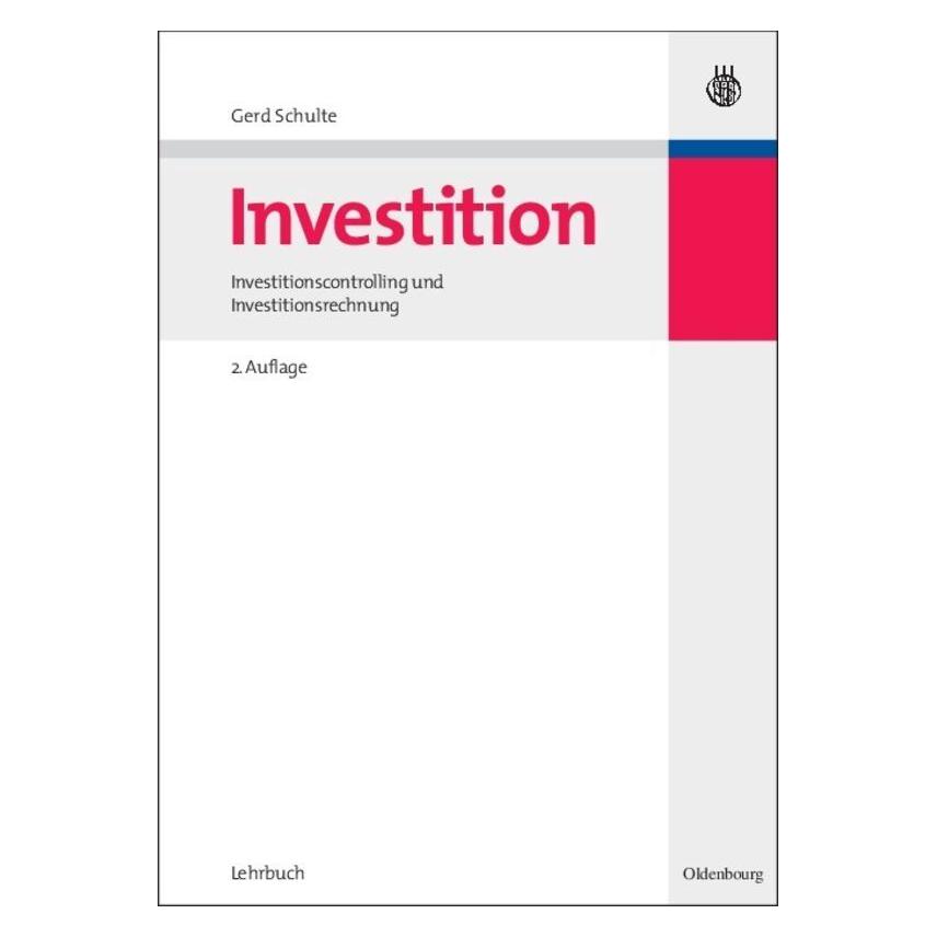 De Gruyter Investition (Deutsch, Gerd Schulte, 2007) (7830487)