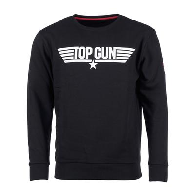 Sweater TOP GUN "PP201019", Herren, Gr. XXXL, schwarz, Obermaterial: 60% Baumwolle, 40% Polyester, Sweatshirts Sweater